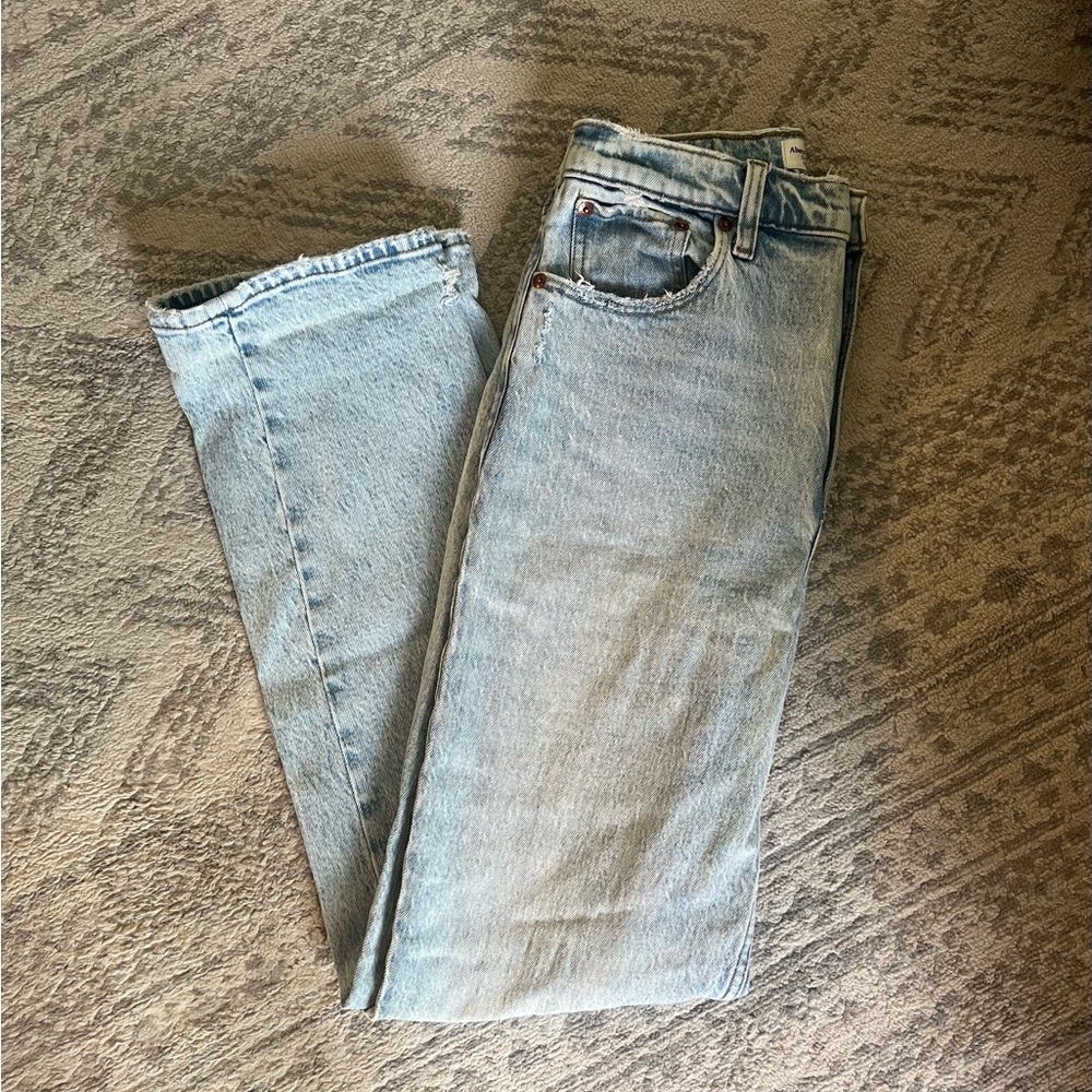 90s high rise straight jeans
